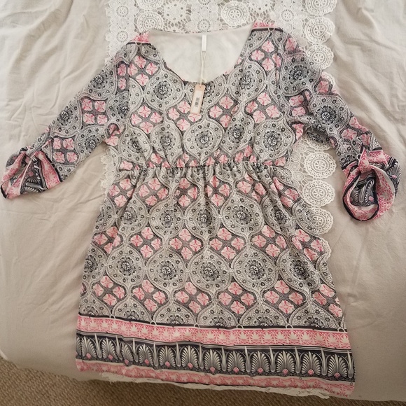 Pinkblush Dresses & Skirts - PinkBlush Sheer Overlay Dress - Size 1X